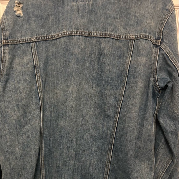Old Navy Light Blue Denim Jacket size Large - Picture 7 of 8